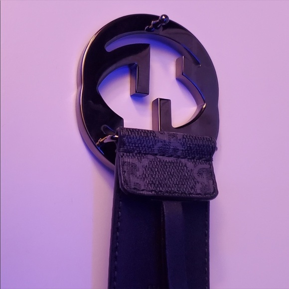 Dark grey authentic Gucci belt - Picture 5 of 6